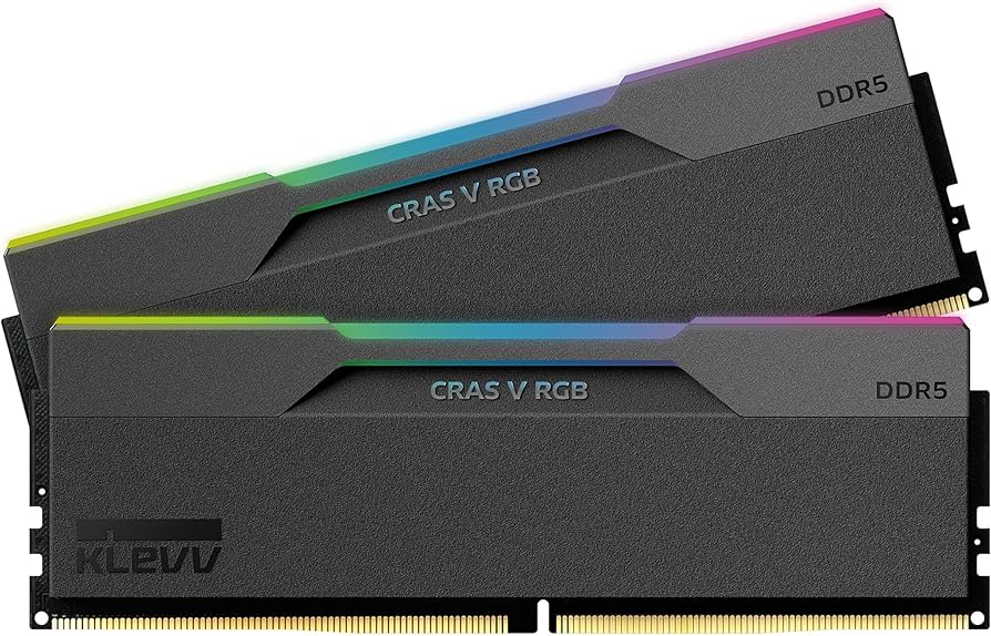 זיכרון KLEVV CRAS V RGB 32GB (2×16GB) DDR5 6000MHz CL28