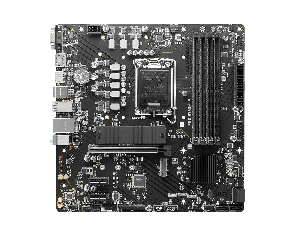 תמונת יצרן של לוח אם MSI PRO B760M-P